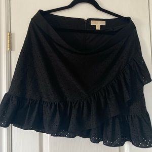 Michael Kors eyelet layered skirt